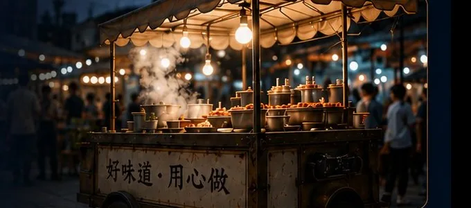 從攤位起步階段,中小企業老闆從一個想法開始,找到第一位顧客